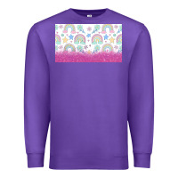 Purple doodle doodle rainbow Premium Sweatshirt - TumblerDesignByShophia