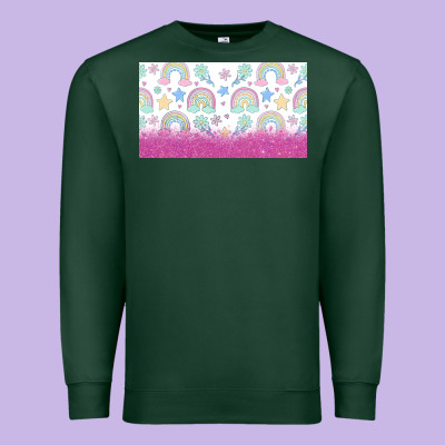 Doodle Doodle Rainbow Premium Sweatshirt Designed By Tumblerdesignbyshophia