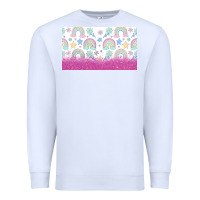 White doodle doodle rainbow Premium Sweatshirt - TumblerDesignByShophia