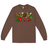 Chestnut nurse life christmas Long Sleeve Tee - NancyCooperArtShop
