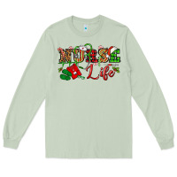 Matcha nurse life christmas Long Sleeve Tee - NancyCooperArtShop
