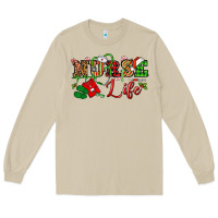 Mushroom nurse life christmas Long Sleeve Tee - NancyCooperArtShop