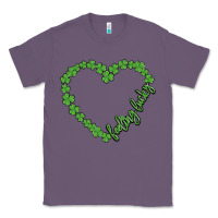 Lavender shamrock heart felling lucky Classic Tee - MaliasSmallBusiness