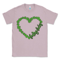Lilac shamrock heart felling lucky Classic Tee - MaliasSmallBusiness