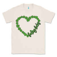 Natural shamrock heart felling lucky Classic Tee - MaliasSmallBusiness