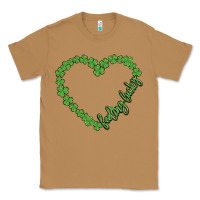 Toasted Coconut shamrock heart felling lucky Classic Tee - MaliasSmallBusiness
