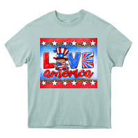 Arona love america gnome Heavy Core Tee - HRA Design Shop