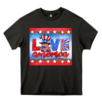 Asphalt love america gnome Heavy Core Tee - HRA Design Shop