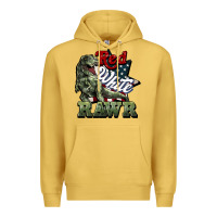 Antique Gold Red white rawr 4th of july Premium Hoodie - HowdyJamesFarm