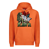 Carrot Red white rawr 4th of july Premium Hoodie - HowdyJamesFarm