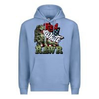 Colony Blue Red white rawr 4th of july Premium Hoodie - HowdyJamesFarm