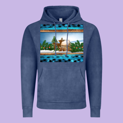 Christmas Cookie Jar Vintage Hoodie Designed By Jasminsmagicworld