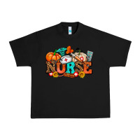 Black nurse with fall element Urban Heavy Tee - AdoDesignShop