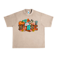 French Oak nurse with fall element Urban Heavy Tee - AdoDesignShop