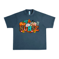 Midnight Navy nurse with fall element Urban Heavy Tee - AdoDesignShop