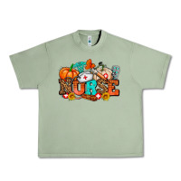 Oil Green nurse with fall element Urban Heavy Tee - AdoDesignShop