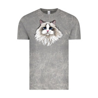 Cloud Rock Ragdoll Face Cat Vintage Tee - LillyAllenDesigns