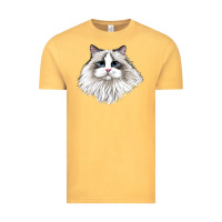 Ragdoll Face Cat Vintage Tee | Teevron