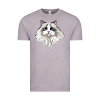 Vintage Zinc Ragdoll Face Cat Vintage Tee - LillyAllenDesigns