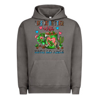 Pigment Tornado Life Is Better With Coffee And Plants Cactus Coffe Urban Hoodie - FaDigitalArtStudio