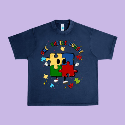 One Puzzle Bougie Urban Heavy Tee Designed By Maliassmallbusiness