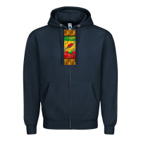 Navy juneteenth pen wrap Zipper Hoodie - BarkalooDesign