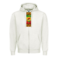 Oatmeal Heather juneteenth pen wrap Zipper Hoodie - BarkalooDesign