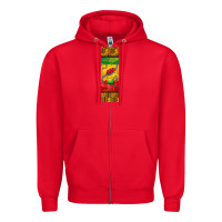 Red juneteenth pen wrap Zipper Hoodie - BarkalooDesign