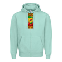 Seafoam juneteenth pen wrap Zipper Hoodie - BarkalooDesign