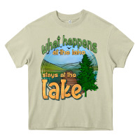 Mossy what happens at the lake stays at the lake Heavy Core Tee - HRA Design Shop