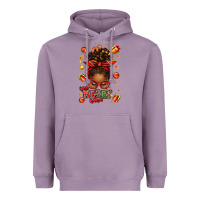 Lavender one merry nana christmas afro messy bun Heavyweight Hoodie - texasbilliewilder
