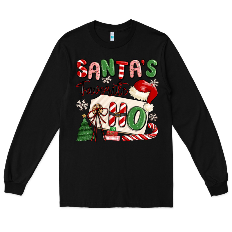 Santa's Favorite Ho Long Sleeve Tee by MaliasSmallBusiness | Teevron