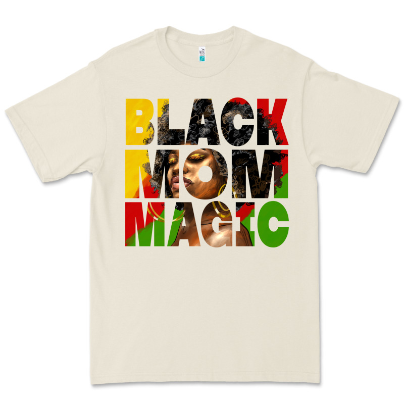 Black Mom Magic Juneteenth Premium Tee by HRA Design Shop | Teevron