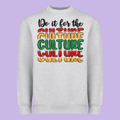 Do It For The Culture Heavyweight Sweatshirt Designed By Maliassmallbusiness
