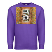 Purple for the love of the game with soccer tumbler tbs Premium Sweatshirt - TumblerDesignByShophia