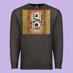 For The Love Of The Game With Soccer Tumbler Tbs Premium Sweatshirt Designed By Tumblerdesignbyshophia
