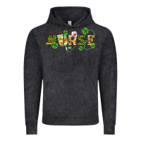 Vintage Black st patricks day nurse Vintage Hoodie - BarkalooDesign