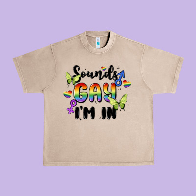 Sounds Gay I'm In Urban Heavy Tee Designed By Maliassmallbusiness