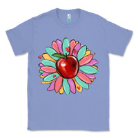 Colony Blue teacher apple Classic Tee - MaliasSmallBusiness
