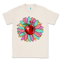 Natural teacher apple Classic Tee - MaliasSmallBusiness