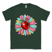 Sports Green teacher apple Classic Tee - MaliasSmallBusiness