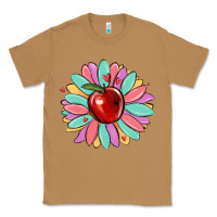 Toasted Coconut teacher apple Classic Tee - MaliasSmallBusiness
