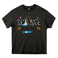 Asphalt science teacher Heavy Core Tee - CowhideDigitalArt