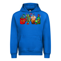 Cobalt Mexico Coffee Cups With Cactus And Tequila Bottle Urban Hoodie - FaDigitalArtStudio