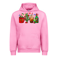 Fuchsia Pink Mexico Coffee Cups With Cactus And Tequila Bottle Urban Hoodie - FaDigitalArtStudio