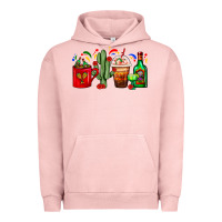Pigment Salmon Mexico Coffee Cups With Cactus And Tequila Bottle Urban Hoodie - FaDigitalArtStudio