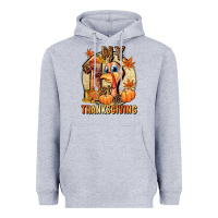 Heather Grey My 1st Thanksgiving Heavyweight Hoodie - NancyCooperArtShop