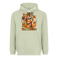 Matcha My 1st Thanksgiving Heavyweight Hoodie - NancyCooperArtShop