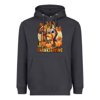 Smoke My 1st Thanksgiving Heavyweight Hoodie - NancyCooperArtShop