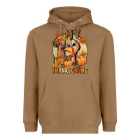 Toasted Coconut My 1st Thanksgiving Heavyweight Hoodie - NancyCooperArtShop